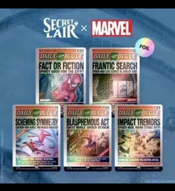 MTG Secret Lair x Marvel's Spider-Man: Daily Bugle Breaking News Foil Sealed! - Image 1