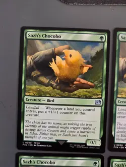 Lot of 5x Sazh's Chocobo U0200 Non Foil Final Fantasy MTG. NM. Never Played - Image 2