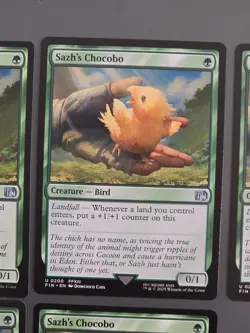 Lot of 5x Sazh's Chocobo U0200 Non Foil Final Fantasy MTG. NM. Never Played - Image 3