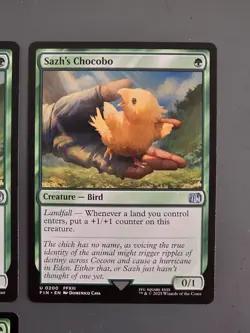 Lot of 5x Sazh's Chocobo U0200 Non Foil Final Fantasy MTG. NM. Never Played - Image 4