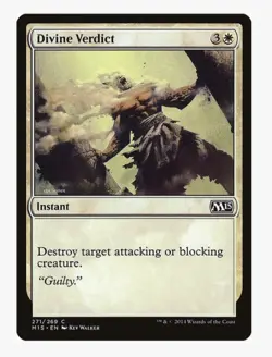 Divine Verdict | Magic 2015 M15 | MTG | Pauper Instant Removal | Common | LP-NM - Image 1