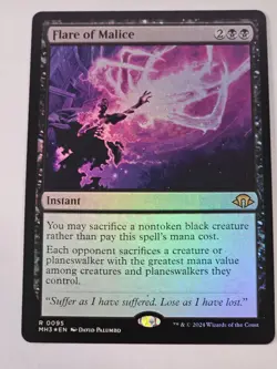 MTG - Flare of Malice FOIL- Modern Horizons 3 - Image 1