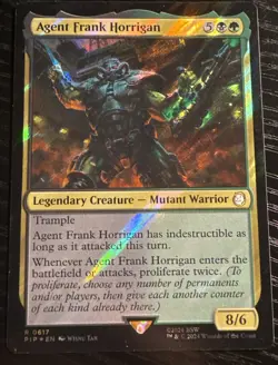 MTG Agent Frank Horrigan SURGE FOIL Fallout 617 NM - Image 1