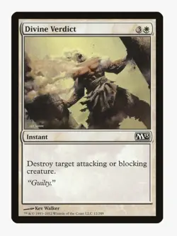 Divine Verdict | Magic 2013 M13 | MTG | Pauper Instant Removal | Common | LP - Image 1