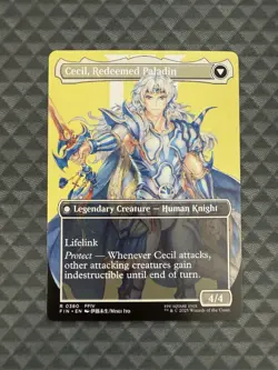 MTG Cecil, Dark Knight #0380 Borderless Rare FINAL FANTASY (FIN) - Image 3