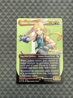 MTG Zidane, Tantalus Thief #0405 Borderless Uncommon FINAL FANTASY (FIN) - Image 1