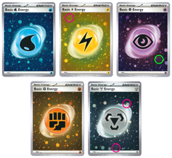 HD COSMOS HOLO 🌀 SWIRL Basic Energy Set 003, 004, 005, 006, 008 - Pokemon 151 - Image 1