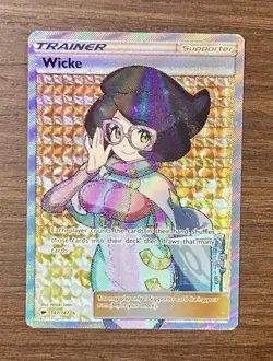 Pokemon Wicke 147/147 Burning Shadows Ultra Rare Full Art Holo MP - Image 1