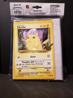 POKEMON 25TH ANNIVERSARY CELEBRATIONS FIRST PARTNER PIKACHU COLLECTOR'S BINDER - Image 1