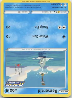 Pokemon Remoraid 036/163 SWSH05: Battle Styles Common NM - Image 1
