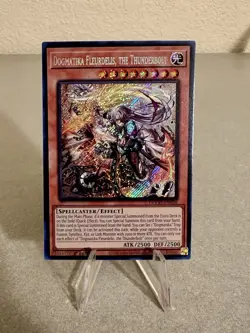 Dogmatika Fleurdelis, the Thunderbolt DOOD-EN026 Secret Rare NM Yugioh! NM - Image 1