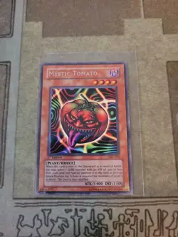 YUGIOH MYSTIC TOMATO MRL-094 RARE 1ST ED LP 1996 - Image 1