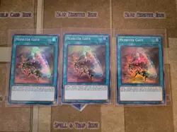 YUGIOH 3X MONSTER GATE MYFI-EN053 SUPER 1ST ED NM - Image 1