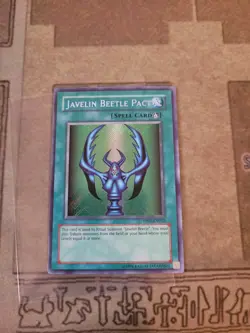 YUGIOH JAVELIN BEETLE PACT PP01-EN012 SECRET UNLIMITED ED NM - Image 2