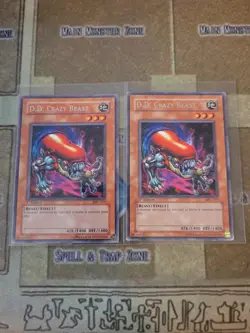 YUGIOH 2X D.D. CRAZY BEAST MFC-019 RARE 1ST ED LP 1996 - Image 1