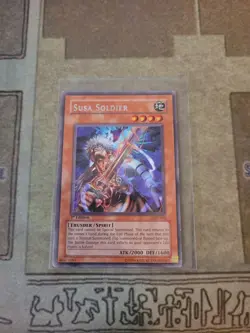 YUGIOH SUSA SOLDIER LOD-066 RARE 1ST ED LP 1996 - Image 1