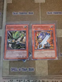 YUGIOH X-SABER PASHUUL + X-SABER PALOMURO TSHD COMMON 1ST ED NM - Image 1