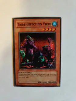 Yugioh MFC-076 Tribe-Infecting Virus Super 1st LP VERY HARD TO FIND - Image 1