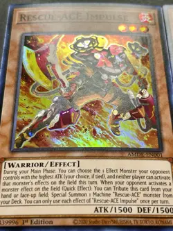 3x Rescue-Ace Impulse | AMDE-EN001 | Super Rares | NM | 1st Edition | YuGiOh! - Image 2