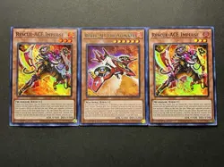 2x Rescue-Ace Impulse | Super Rare | + Rescue-Ace Fire Attacker | Rare | YuGiOh! - Image 1