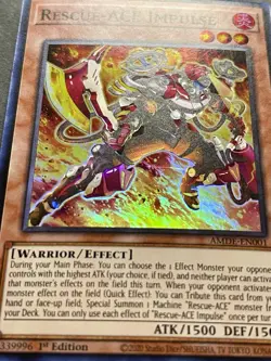 2x Rescue-Ace Impulse | Super Rare | + Rescue-Ace Fire Attacker | Rare | YuGiOh! - Image 2