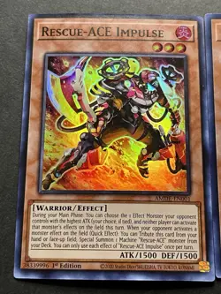 2x Rescue-Ace Impulse | Super Rare | + Rescue-Ace Fire Attacker | Rare | YuGiOh! - Image 3