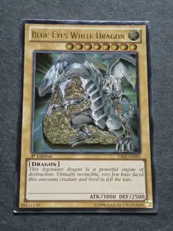 Blue-Eyes White Dragon 1st Edition Ultra Rare Yu-Gi-Oh card - Image 1