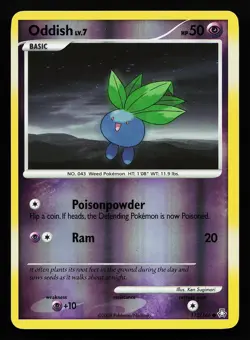 Oddish 112/146 Reverse Holo Legends Awakened Pokemon Card - Image 1