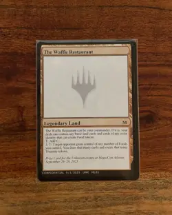 The Waffle Restaurant Unknown Event Playtest Card - MTG MagicCon Atlanta 2025 - Image 1