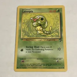 Caterpie 68/130 Common Base Set 2 Pokemon Card - Image 1