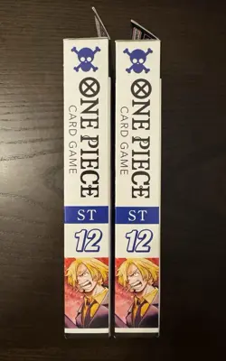 One Piece Card Game ST12 Starter Deck English Bandai Zoro & Sanji Sealed Box New - Image 4