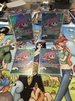 X4 Full Playset One Piece Card Game TCG Perona OP12-034 SR M/NM Condition - Image 1