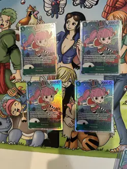 X4 Full Playset One Piece Card Game TCG Perona OP12-034 SR M/NM Condition - Image 3