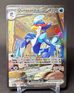 Pokemon Card Quaquaval Ex 260/193 Secret Rare Scarlet Violet Paldea Evolved LP - Image 1