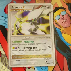 Pokemon TCG Arceus LV.X Holo Rare Card 96/99 - Image 2
