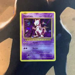 Mewtwo XY Evolutions 51/108 Pokemon Card Raw Cracked Ice Holo Promo - Image 1