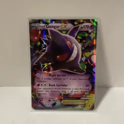 Pokemon Gengar EX Holo Rare Trading Card XY Phantom Forces 34/119 - Image 1