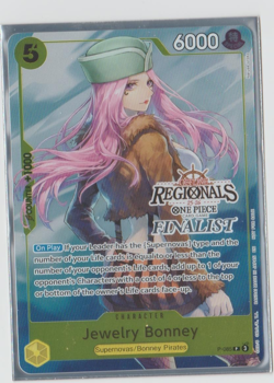 One Piece Card Game - Jewelry Bonney - Offline Regional Finalist - P-085 - NM - Image 1