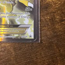 Pokemon TCG Pikachu EX XY124 Full Art Holo Card Ultra Rare - Image 3