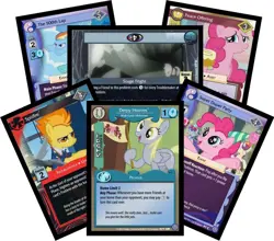 MLP My Little Pony CCG : Mixed 100 Card Lot with Foils, Rares - Image 1