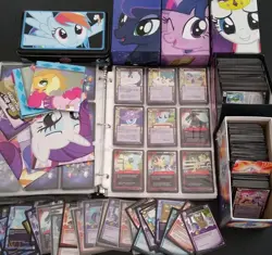 MLP My Little Pony CCG : Mixed 100 Card Lot with Foils, Rares - Image 2