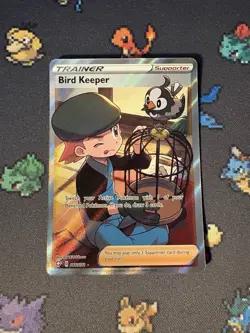 Pokemon Cards Bird Keeper 066/072 Full Art Shining Fates - (NM) - Image 1