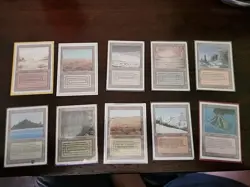 Magic The Gathering Revised Dual Lands Card Collection MTG MP Condition - Image 1