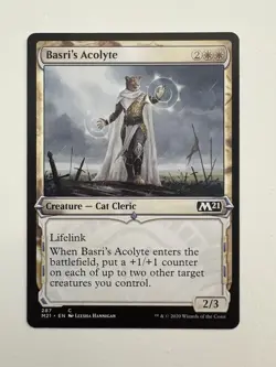 Basri’s Acolyte Showcase MTG Magic the Gathering Card NM Near Mint M21 - Image 1