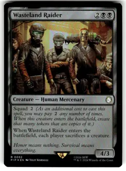 FOIL MTG NM Wasteland Raider Universes Beyond: Fallout Foil - Image 1