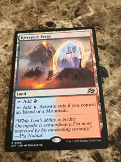 RIVERPYRE VERGE Magic MTG Aetherdrift - Image 1