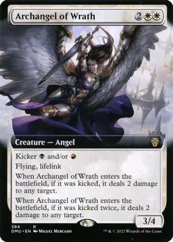 Archangel of Wrath Extended Art Foil - Dominaria United MTG-NM - Image 1