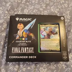 MTG Magic The Gathering Final Fantasy X Commander Deck - Counter Blitz Tidus NEW - Image 1