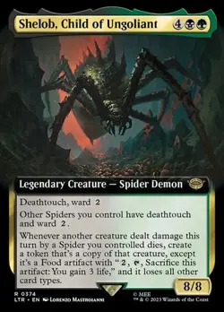 Shelob, Child of Ungoliant - Extended Art LTR NM MTG - Image 1