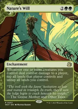 Nature's Will - Extended Art Showcase WOT NM MTG - Image 1
